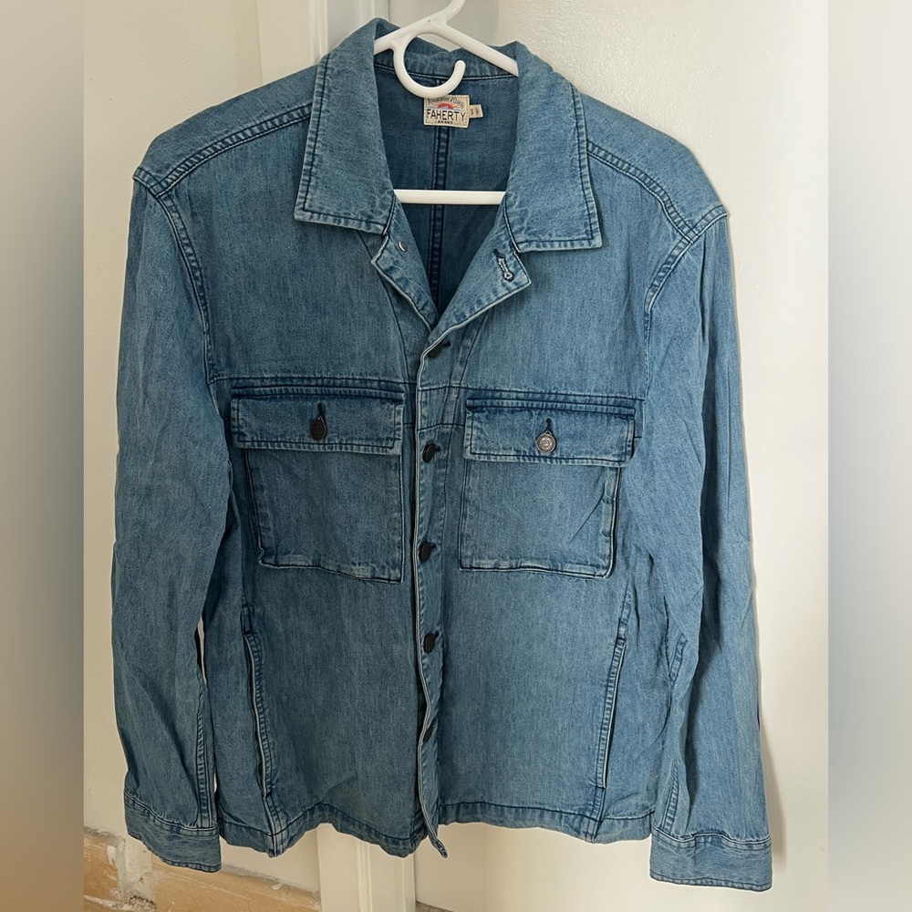 Faherty mens Workshirt/Jacket